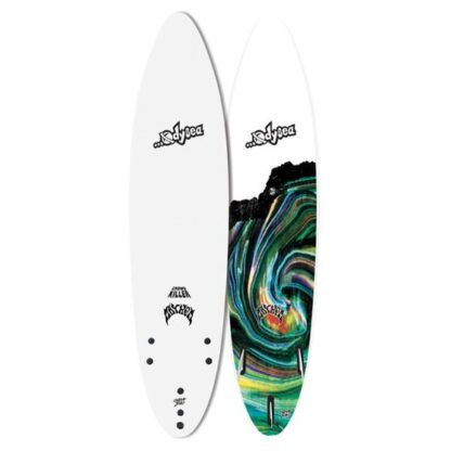 Based off Lost Surfboards’ hard version, the Catch Sur X Matt “Mayhem” Biolos Crowd Killer is a hyper-funboard designed for a wider audience of riders.