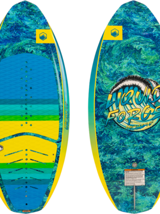 The Liquid Force Gromi Wakesurf Board is the perfect choice to get pint sized surfers stoked on the water. It has beveled rail edges for catch-free turns.