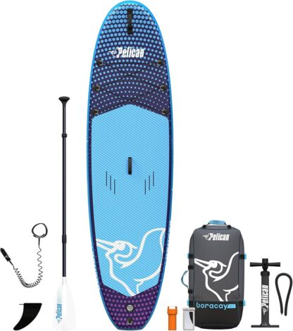 This inflatable paddle board is ideal for beginners who want to discover the sport this summer. Offering stability and enhanced performance.