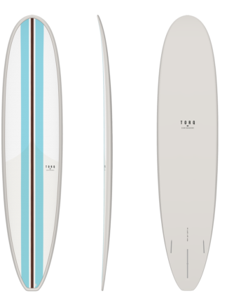 The 9’6 Torq longboard is a more traditional noserider. This board is excellent for both developing and skilled longboarders.