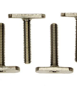 Six stainless steel Yakattack Mighty Bolts with 1/2" Wide Head. Compatible with YakAttack MightyMount’s, GearTrac, and most track systems.