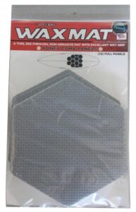 Wax Mats may be used on the decks of surf, skimboards, marine crafts, bathtubs and any where an excellent slip resistant.