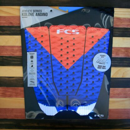 FCS Kolohe Traction Pad - Red White Blue