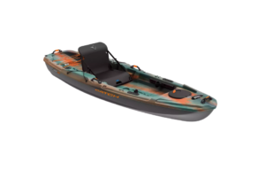 The Catch Classic 100 fishing kayak is ideal for the angler looking for a lightweight, easy-to-store kayak. With a maximum weight capacity of 350 lb.