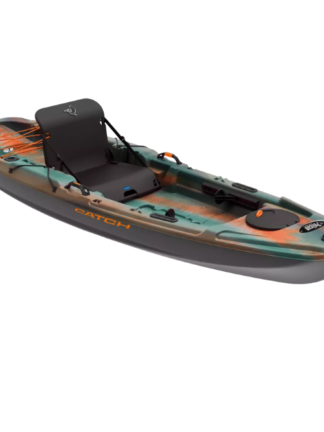 The Catch Classic 100 fishing kayak is ideal for the angler looking for a lightweight, easy-to-store kayak. With a maximum weight capacity of 350 lb.