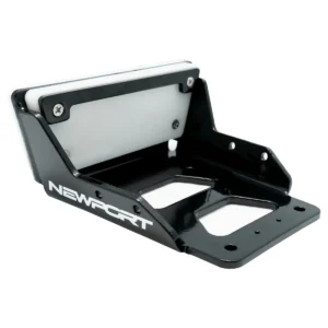 Newport Transom Motor Mount. It provides a quick and easy way to mount a standard transom motor  to a flat mounting surface.