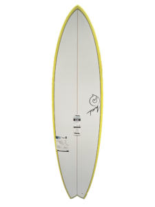 The Mod Fish is a great in most types of waves and conditions, from knee high to overhead and clean to messy, it's an extremely durable and stable surfboard