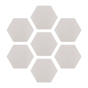 Zap - Pack of 10 Clear Hex Traction. Removable Adhesive Grip, Clear to Show Board Graphics, more over, its a easy Installation.