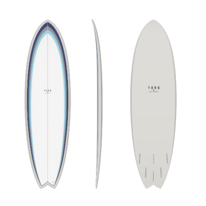 The ModFish Surfboard perfectly bridges the gap between a midlength and shortboard. The overall stability and feel is reassuring.