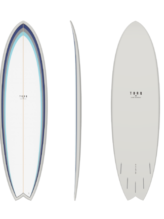 The ModFish Surfboard perfectly bridges the gap between a midlength and shortboard. The overall stability and feel is reassuring.