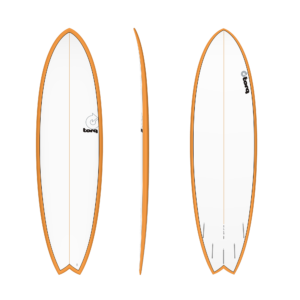 The ModFish surfboard perfectly bridges the gap between a midlength and shortboard. The overall stability and feel is reassuring.