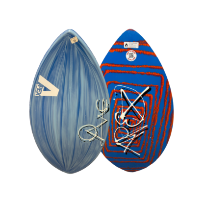 The APEX AVAC represents a radical change to the high performance skimboard design.  Made with multiple layers of Woven E-glass fiberglass.