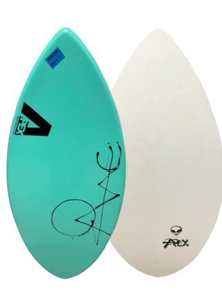 The APEX AVAC represents a radical change to the high performance skimboard design.  Made with multiple layers of Woven E-glass fiberglass.