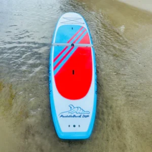 A responsive, high-quality carbon fiber paddle board that comes apart in two pieces for easy transportation and installation.